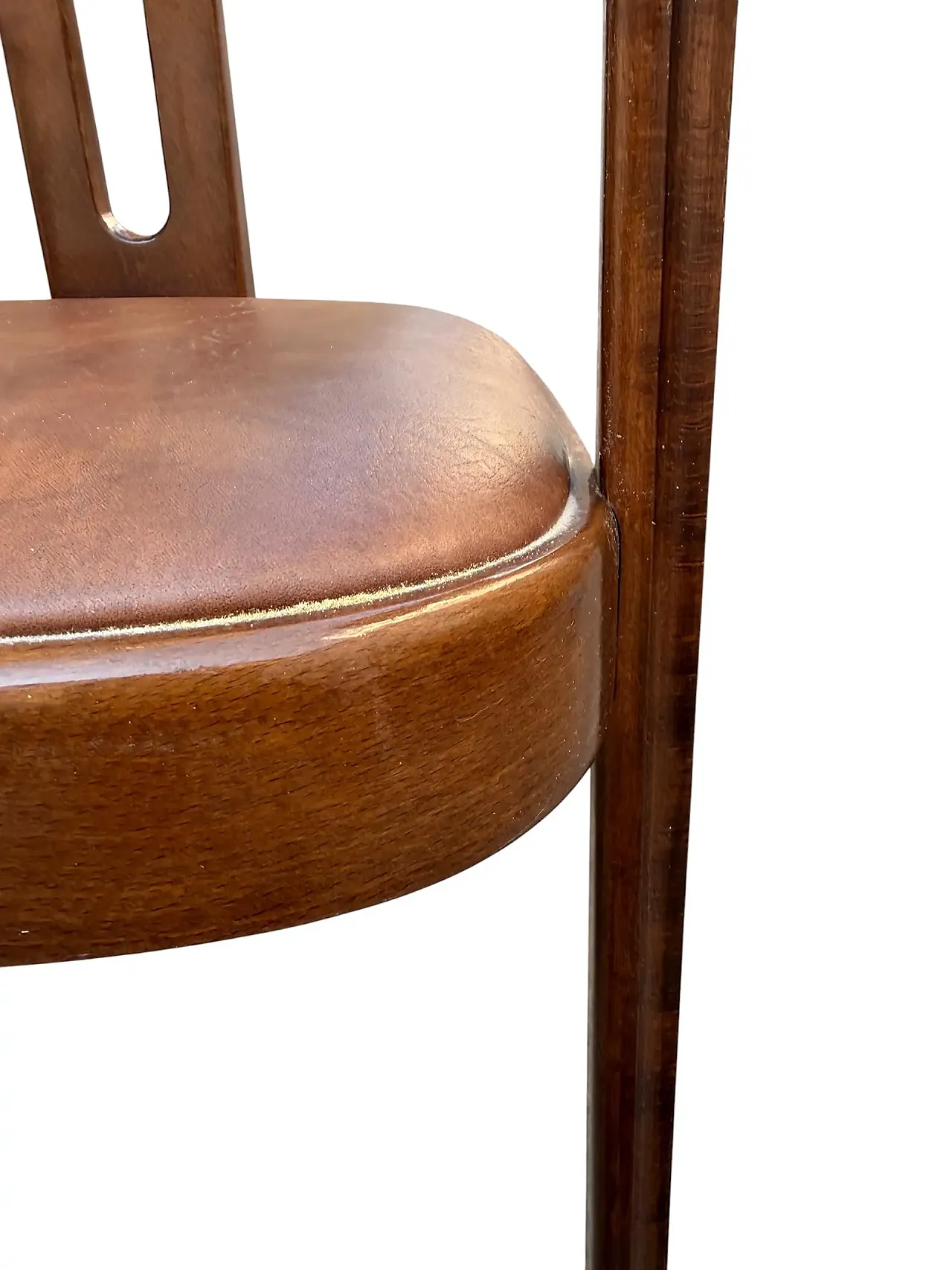 Pigreco Chair style walnut armchair by Afra & Tobia Scarpa, 1960s 8