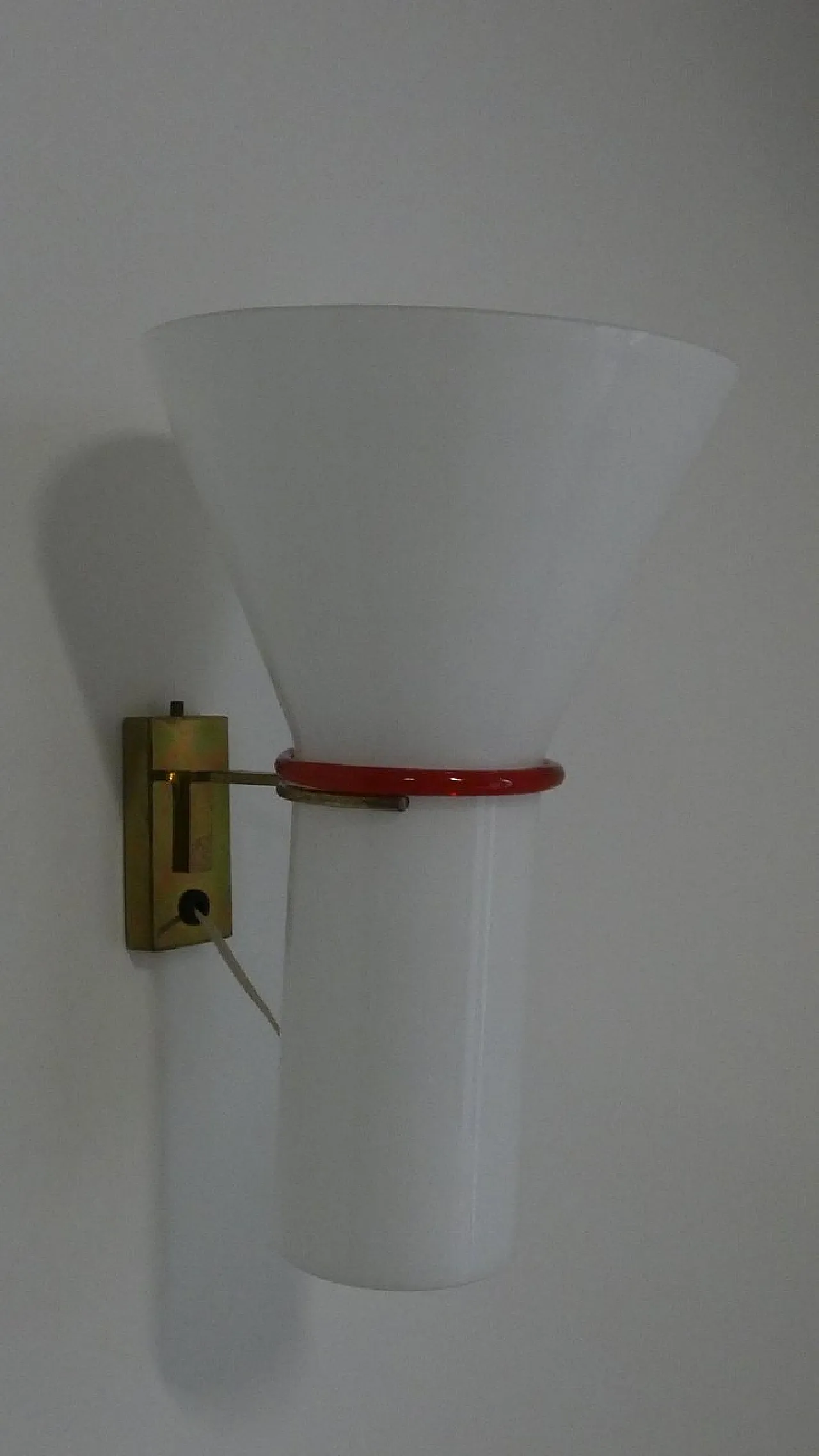 Lampada da parete in vetro di Murano di Leucos, Italia, anni '70 12