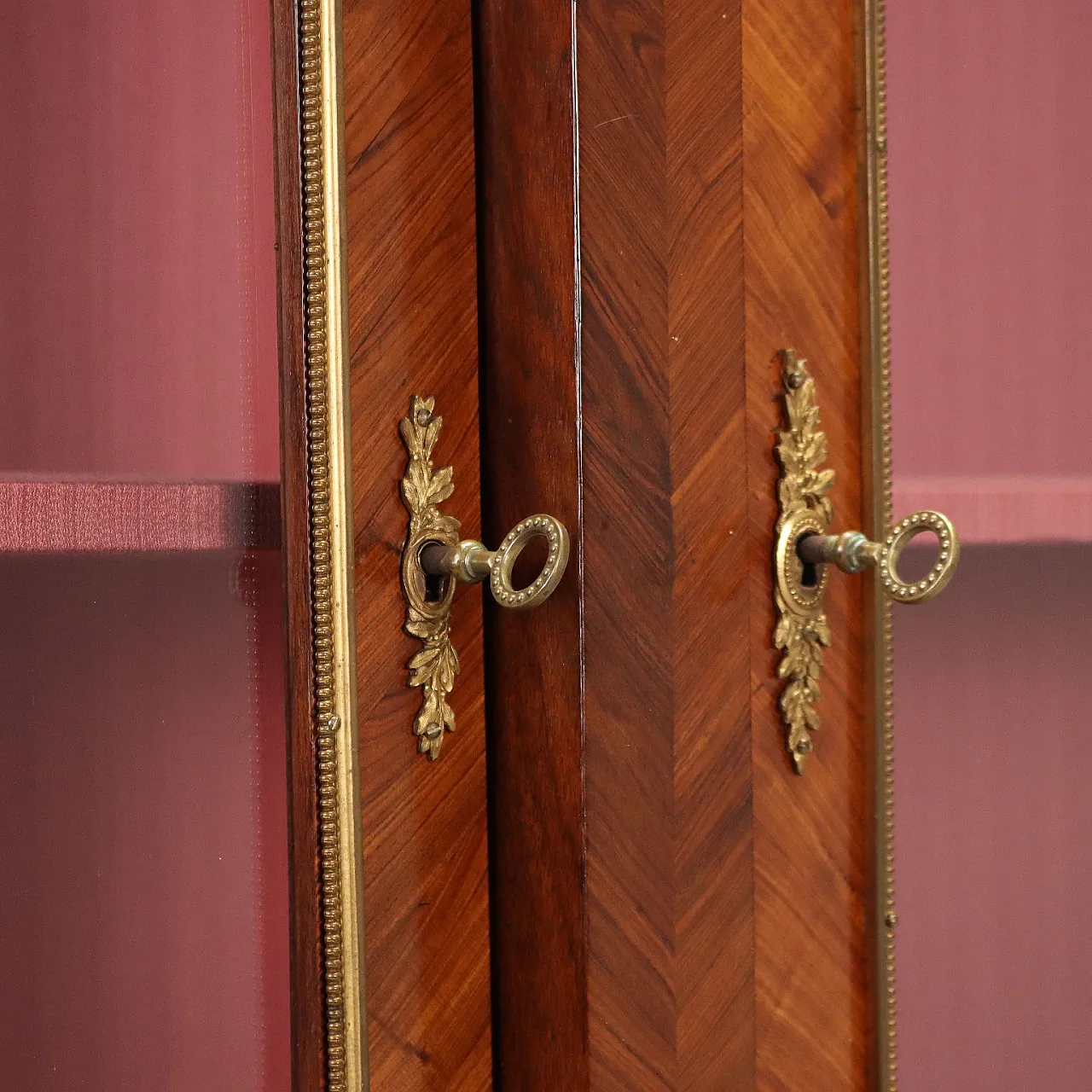 Libreria in Bois de Violette con bronzi cesellati e dorati, '800 8