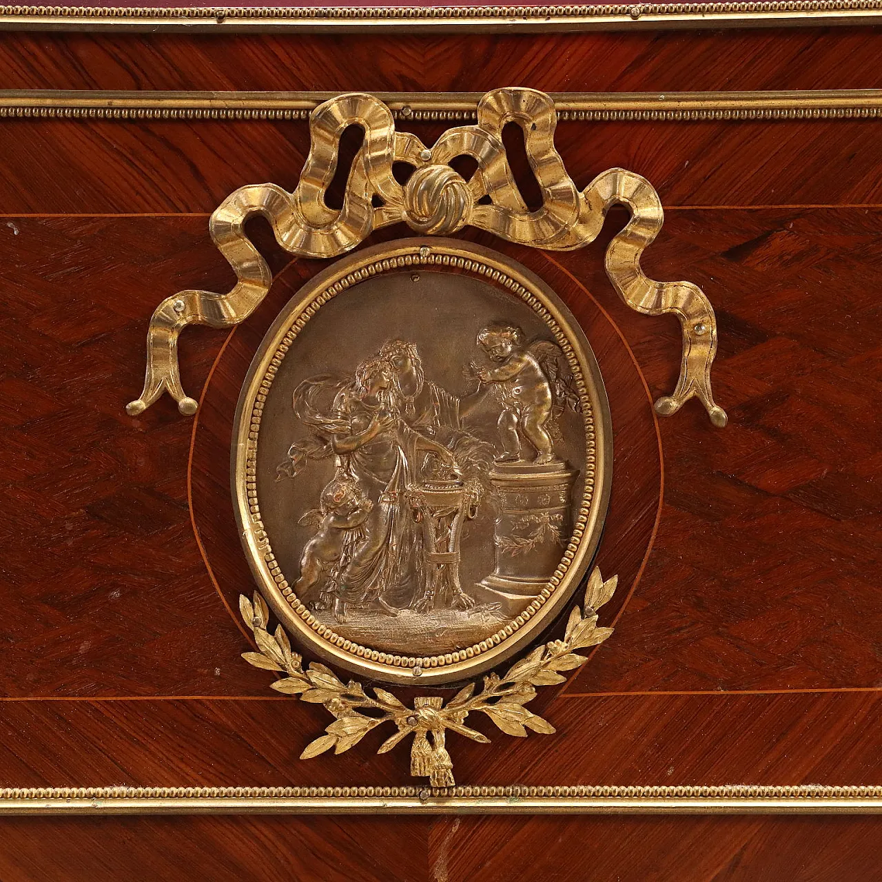 Libreria in Bois de Violette con bronzi cesellati e dorati, '800 10