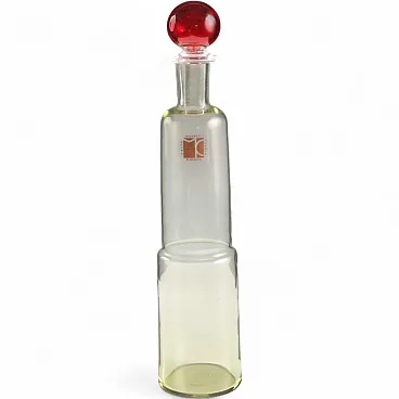 Carlo Moretti bottle Murano manufacture, 20th century