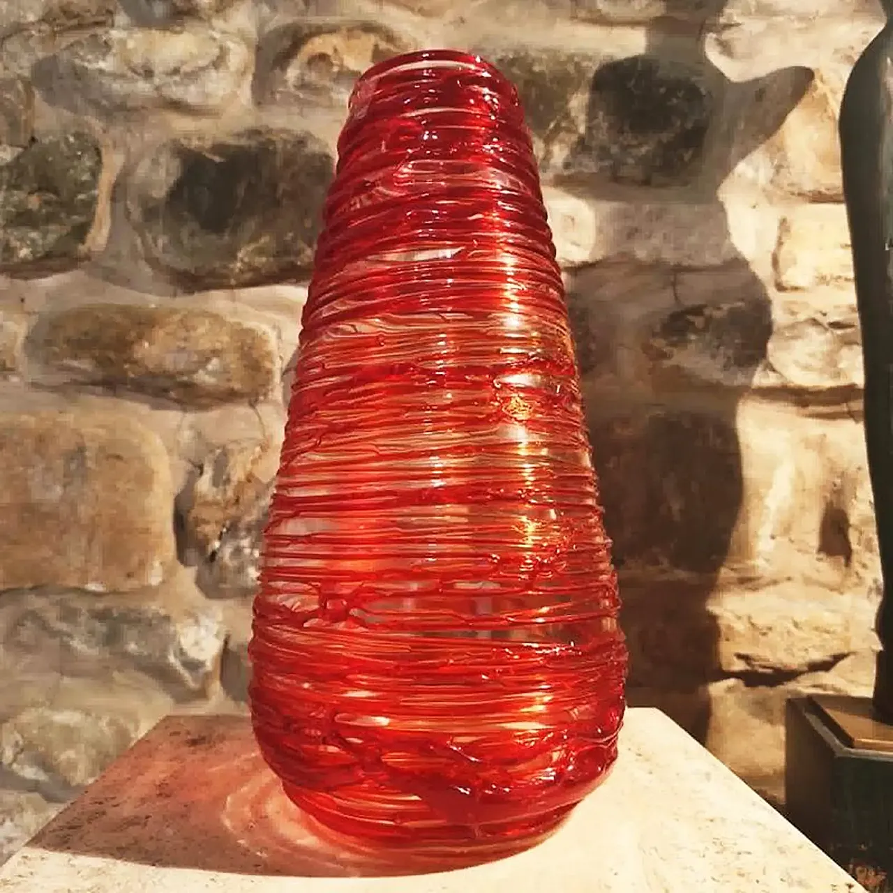Mid-Century vase in Murano glass by Sergio Costantini, 1970s 2