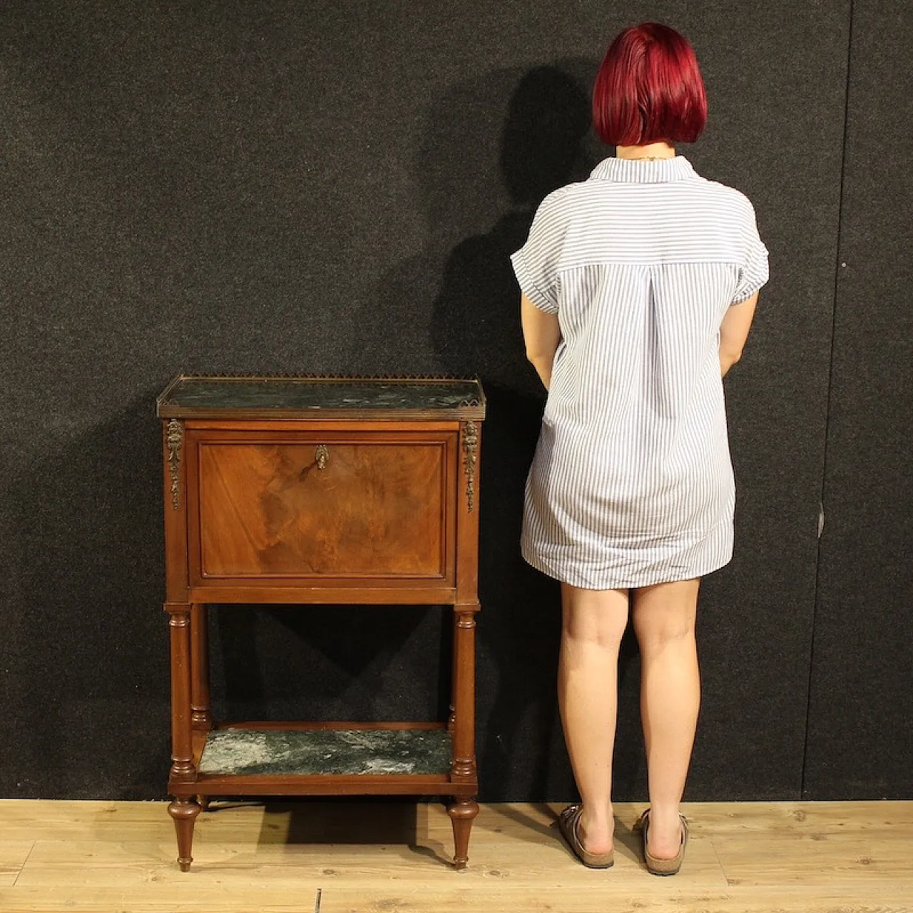 French Empire style secretaire,  20th century 3
