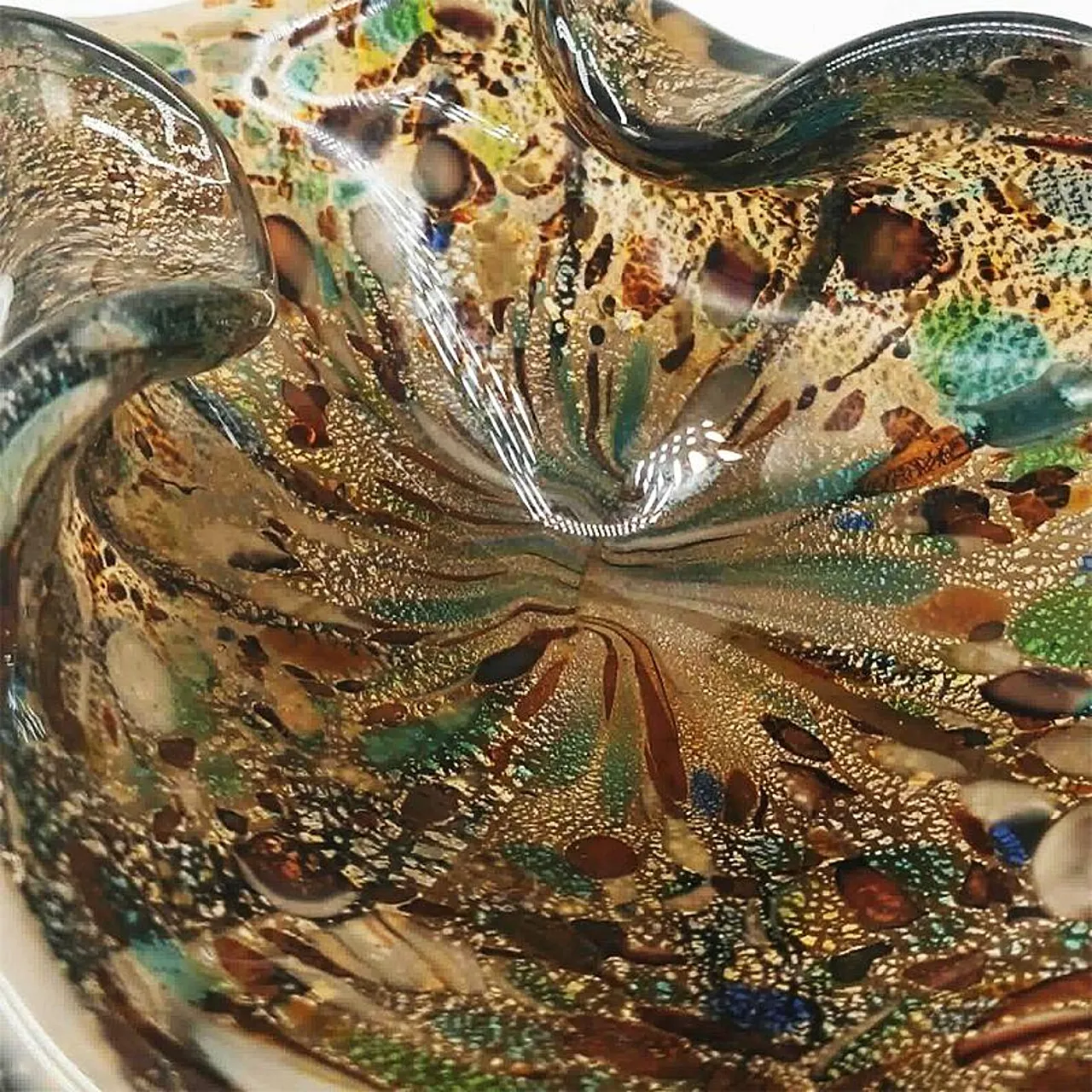 Ashtray in Murano glass attributed to Dino Martens, 1950s 8