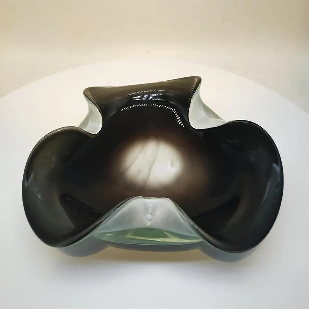 Brown asthray in Murano glass, 1970s 5