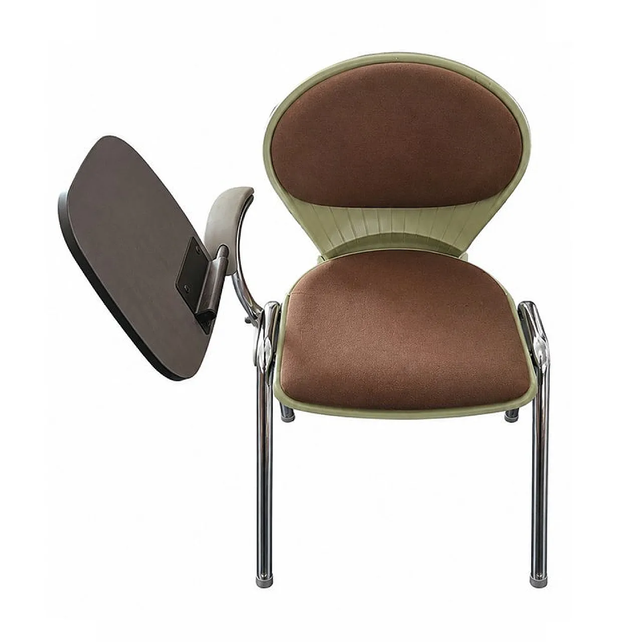 Chair with writing tablet, 1980s 2