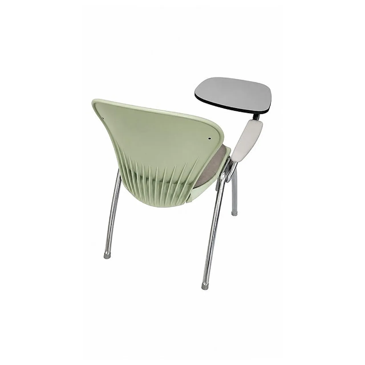 Chair with writing tablet, 1980s 4