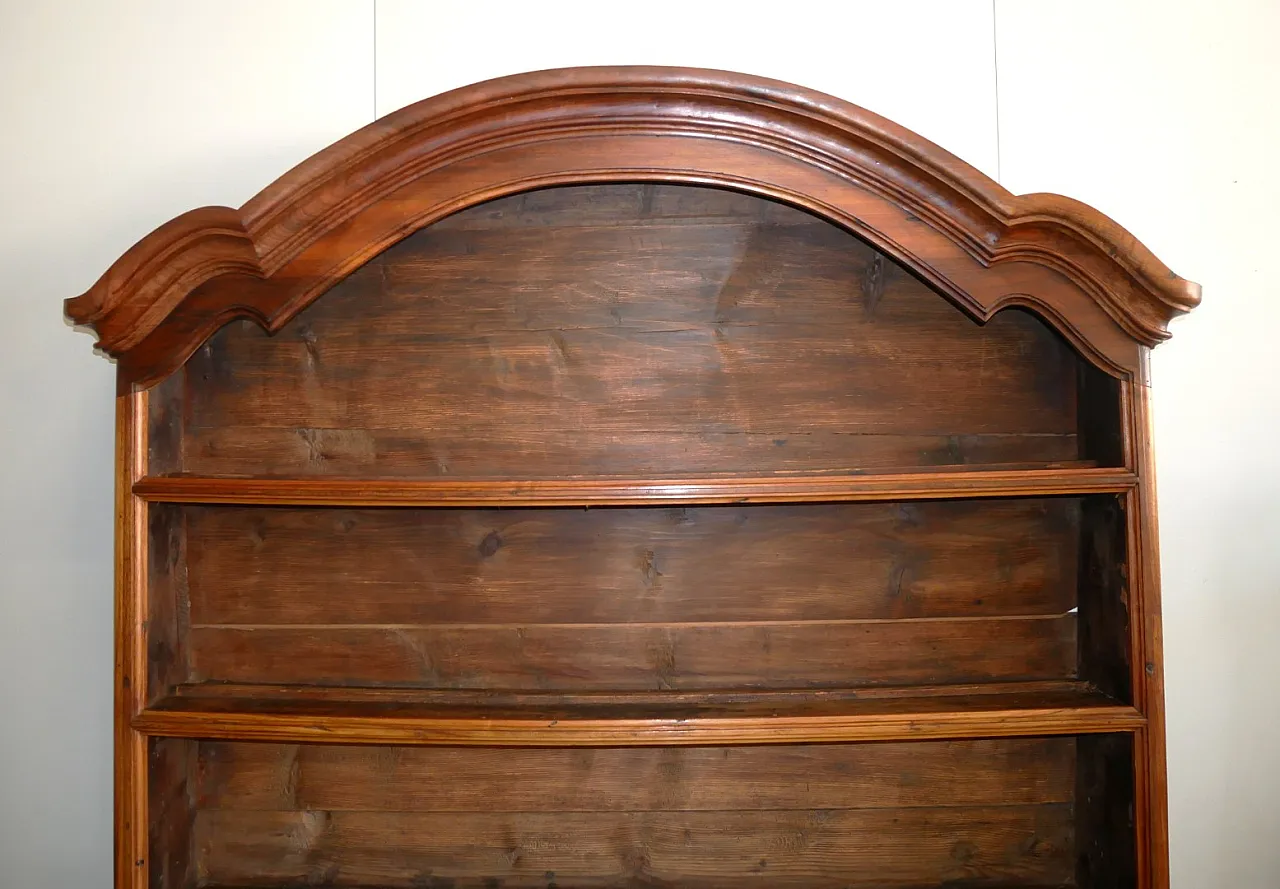 Piedmontese sideboard with plate rack, 19th century 5