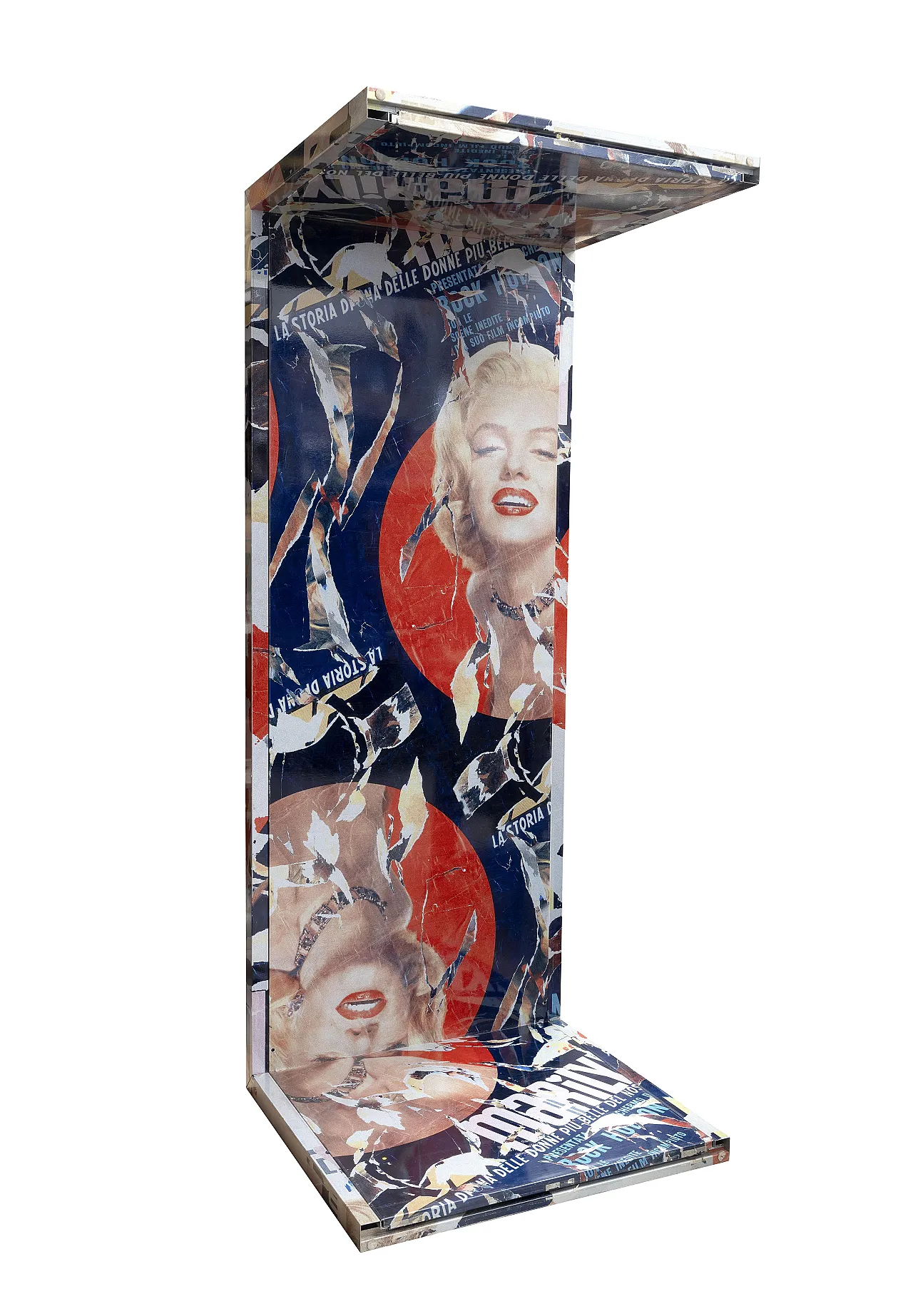 “Marilyn, the most beautiful woman” table by Mimmo Rotella - Marco Ferreri, Italy 6
