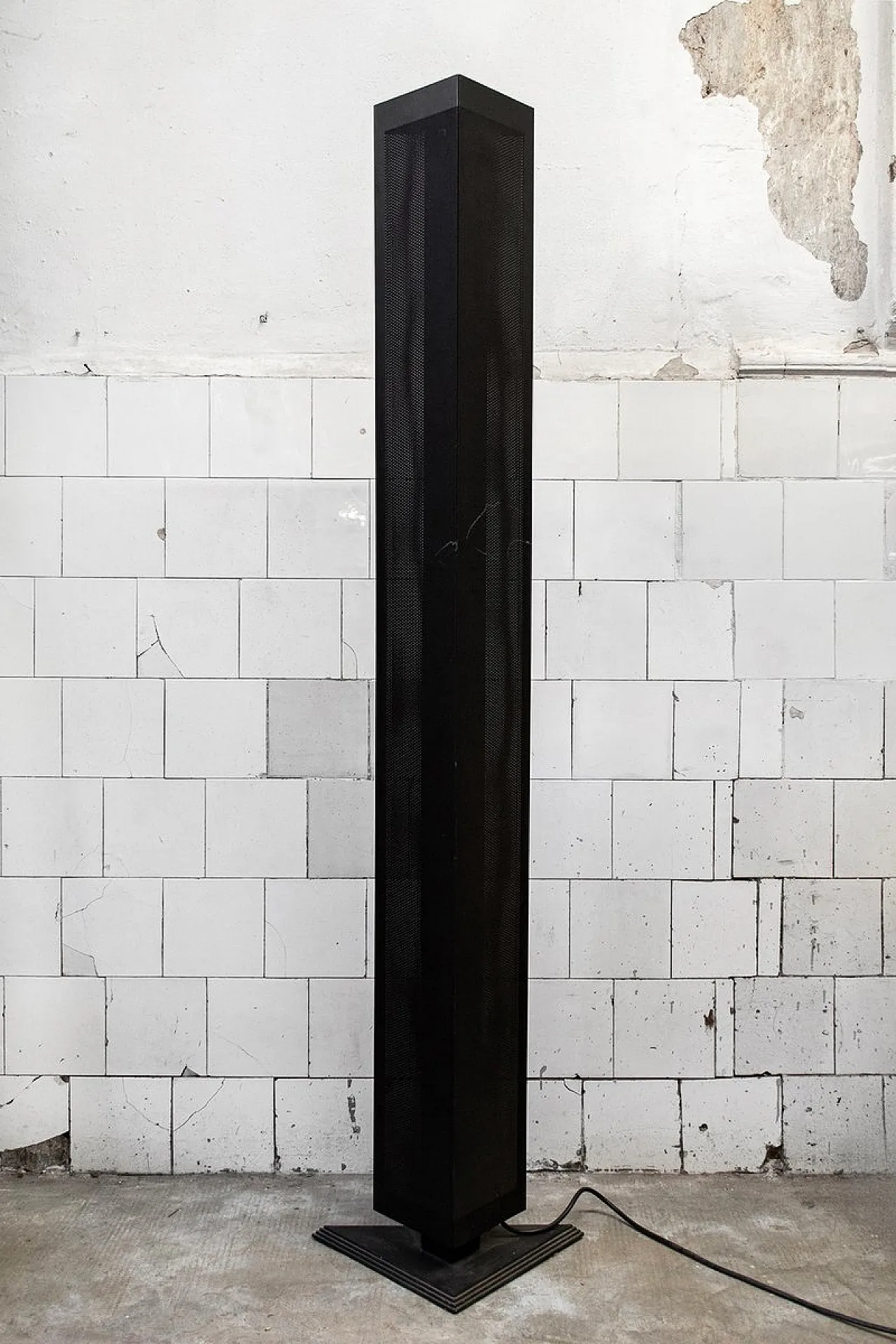 Three-light metal floor lamp for Status Italia, 1990s 1