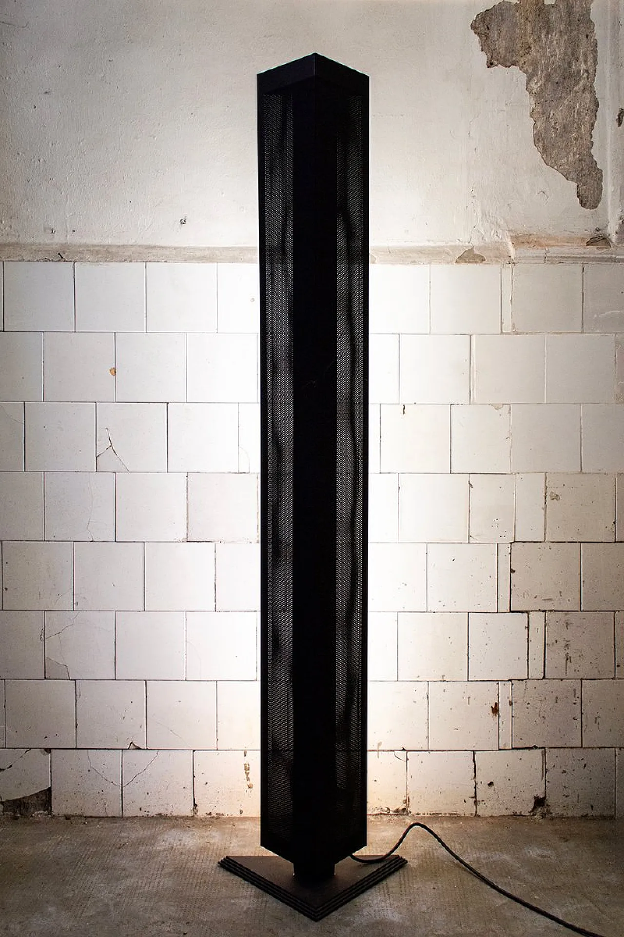 Three-light metal floor lamp for Status Italia, 1990s 3