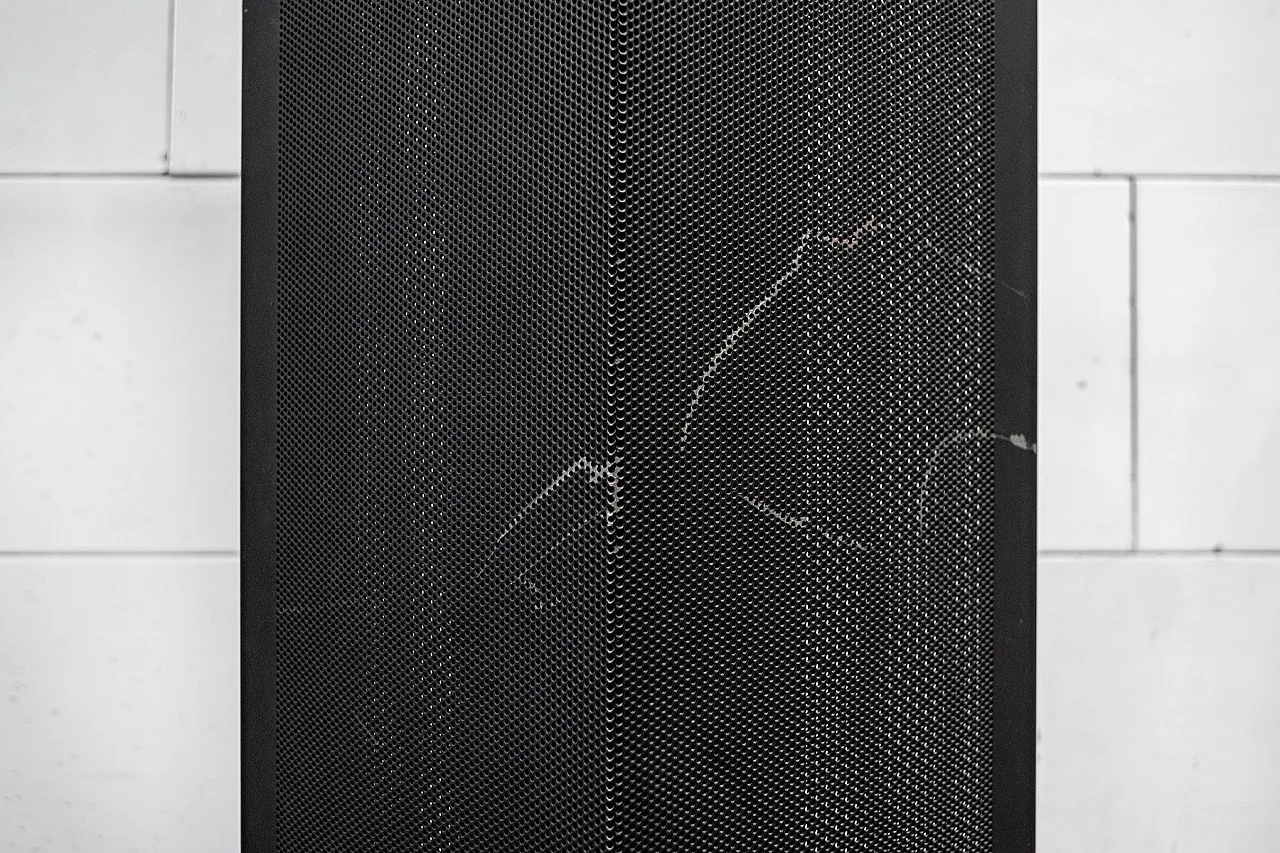 Three-light metal floor lamp for Status Italia, 1990s 8