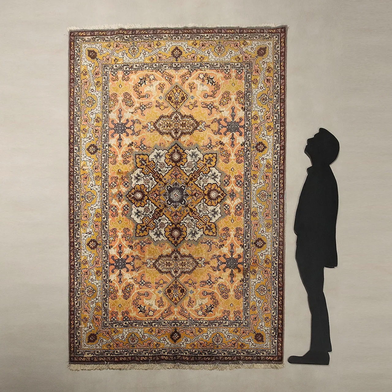 Agadir carpet in cotton and wool, 20th century 3