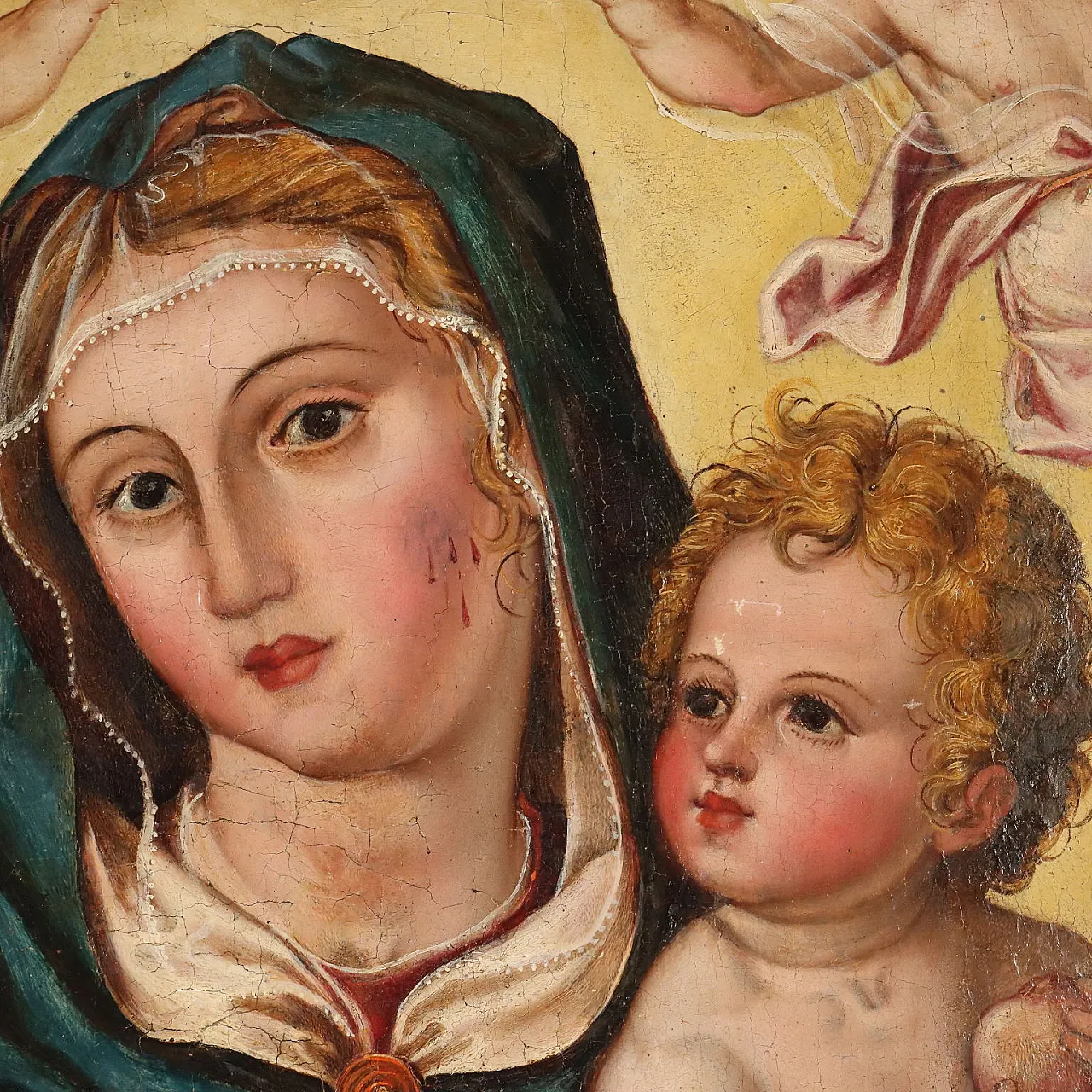 Madonna in Trono con Gesù Bambino e Angeli, '900 4