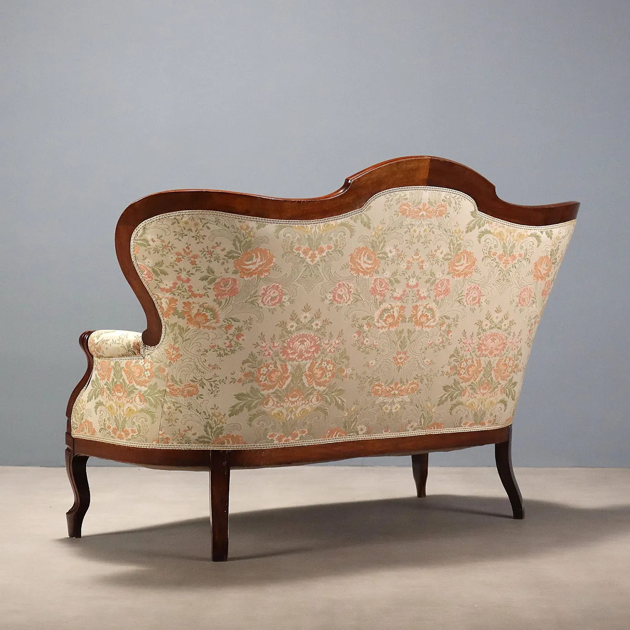 Louis Philippe sofa in walnut, 19th century 10