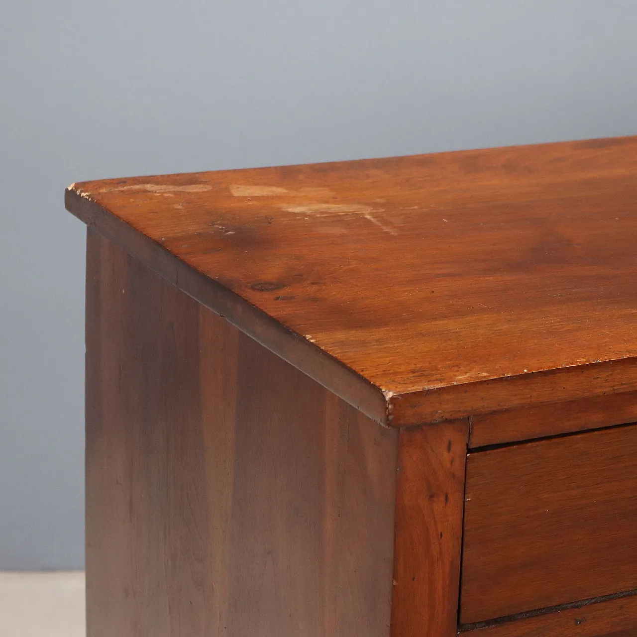 Empire chest of drawers in walnut, 19th century 5