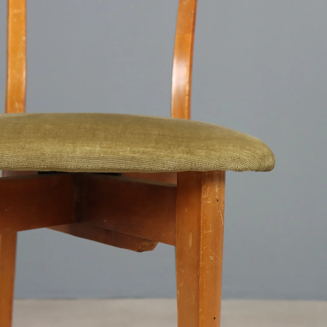 Sedia in legno di faggio, metà '900 5