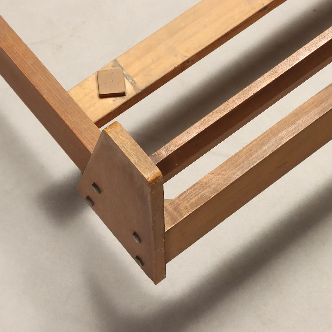 Coppia di letti singoli in legno teak, anni '60 8