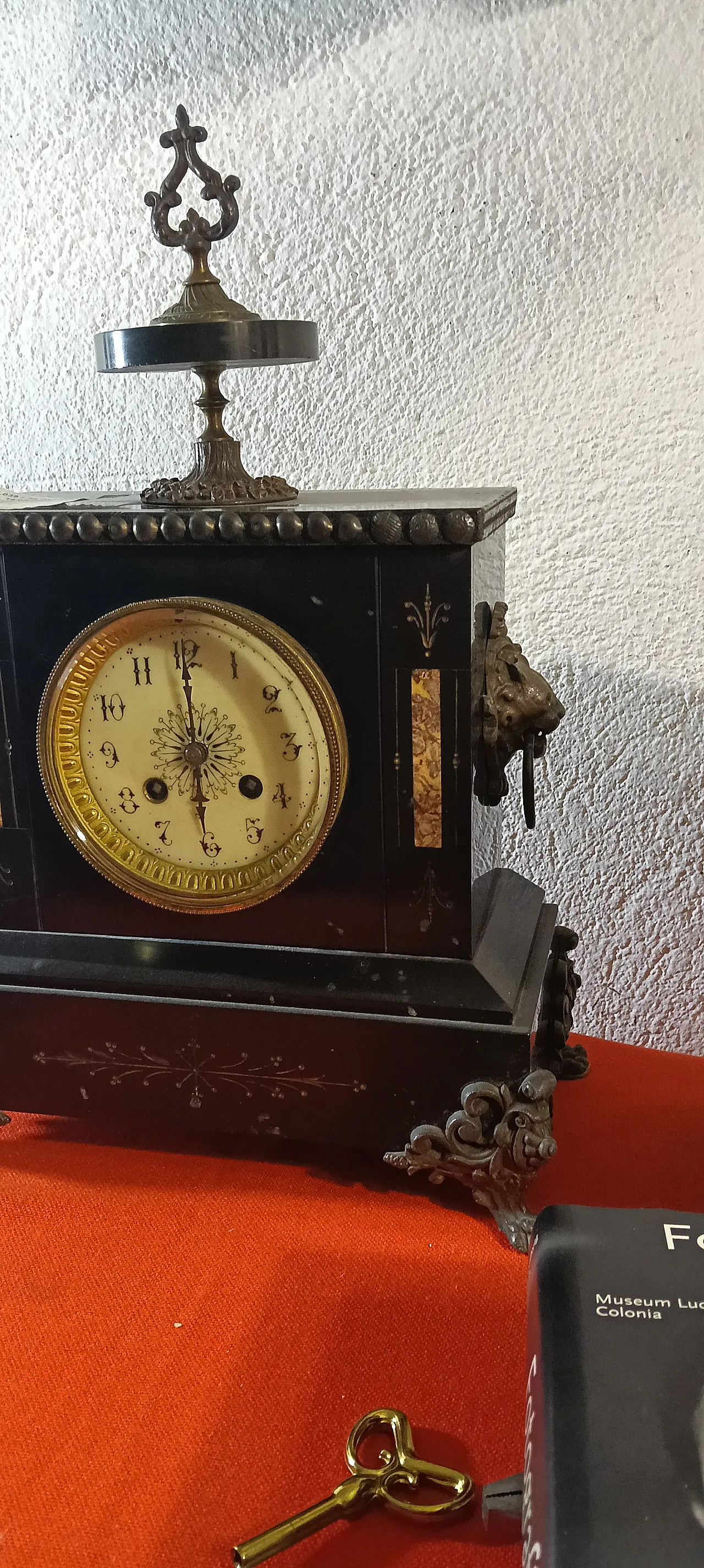 Napoleon III style marble clock 4