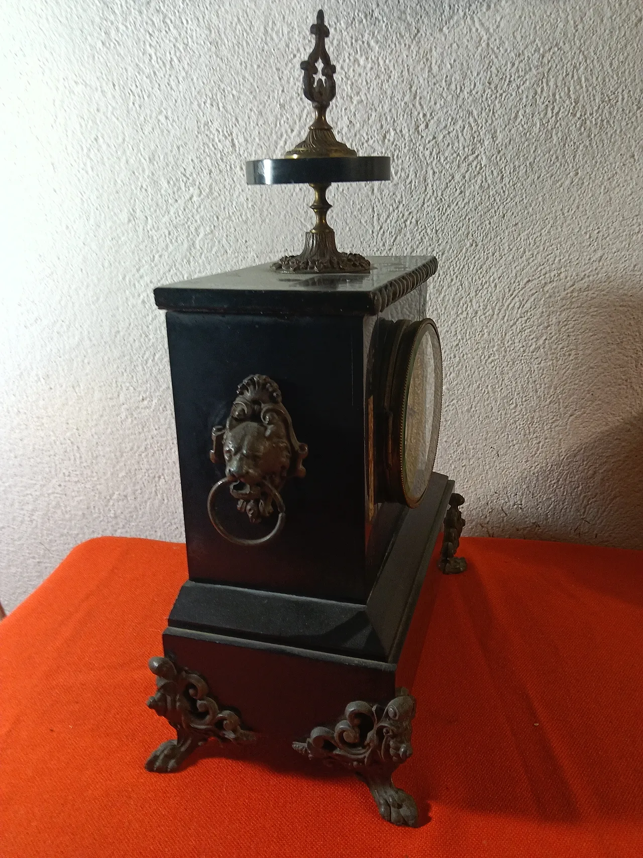Napoleon III style marble clock 10