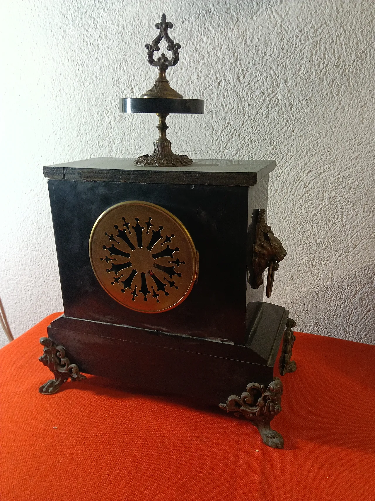 Napoleon III style marble clock 11