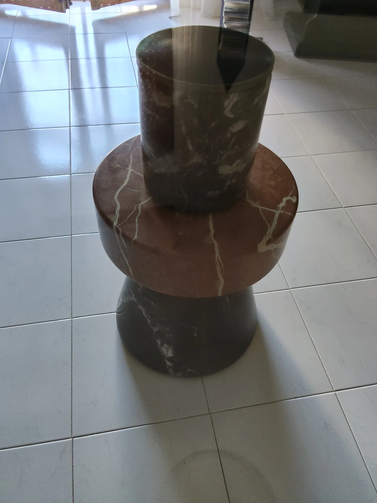 Menhir Crystal round table by Giotto Stppino for Acerbis, 1980s 5