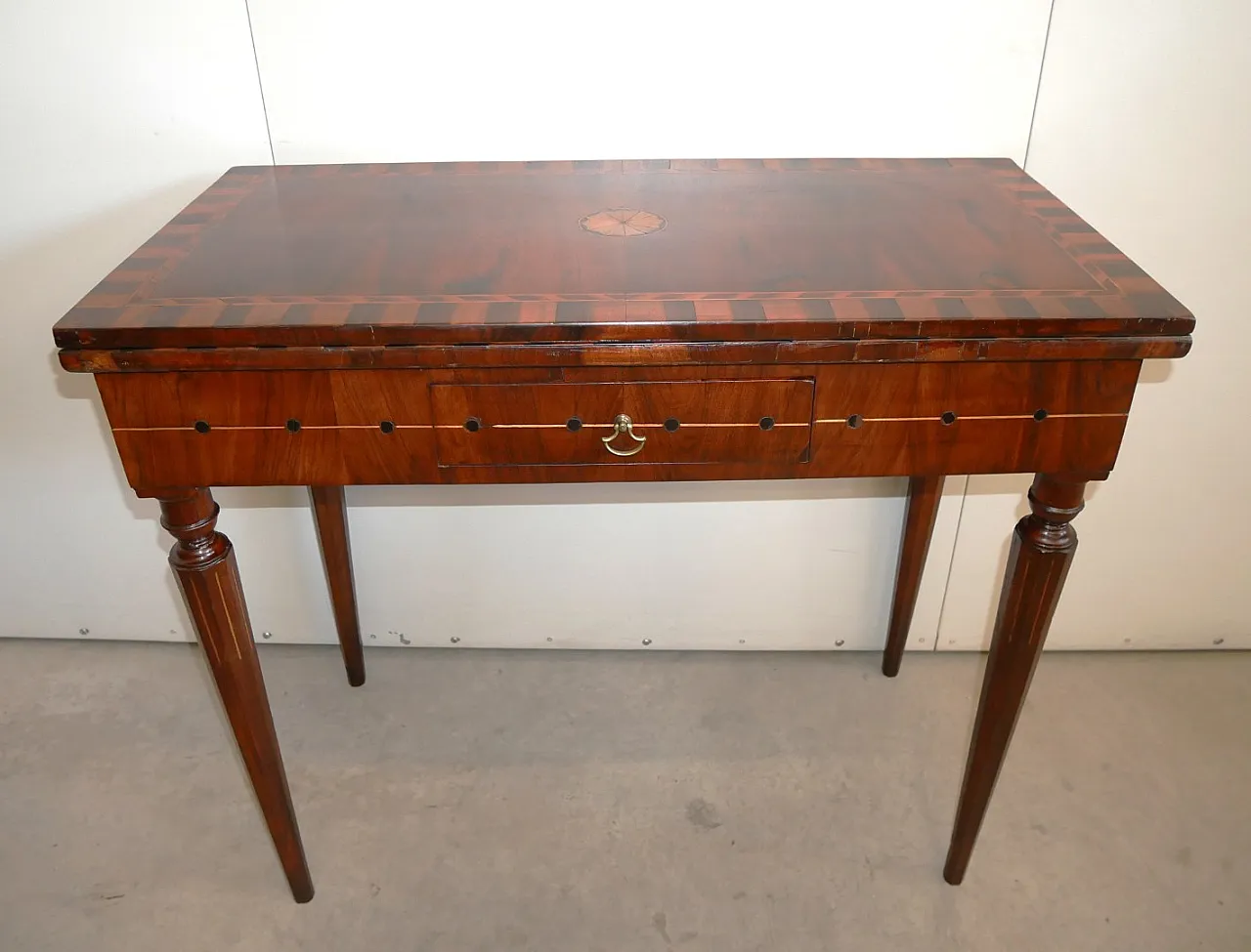 Antique game table. Period of the first half of the 1800s 1
