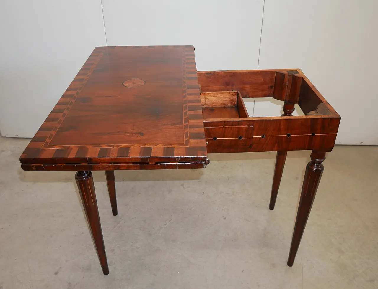 Antique game table. Period of the first half of the 1800s 4