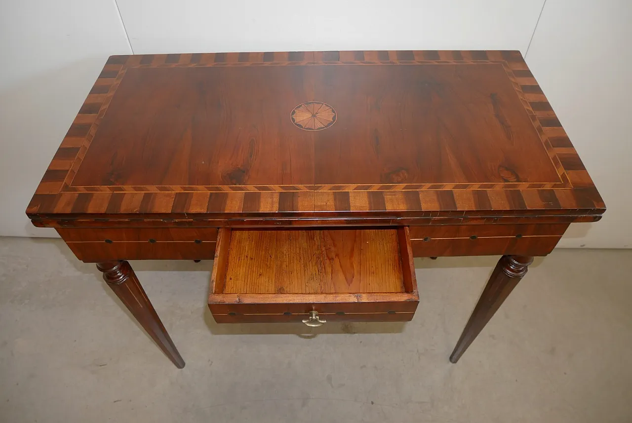 Antique game table. Period of the first half of the 1800s 7
