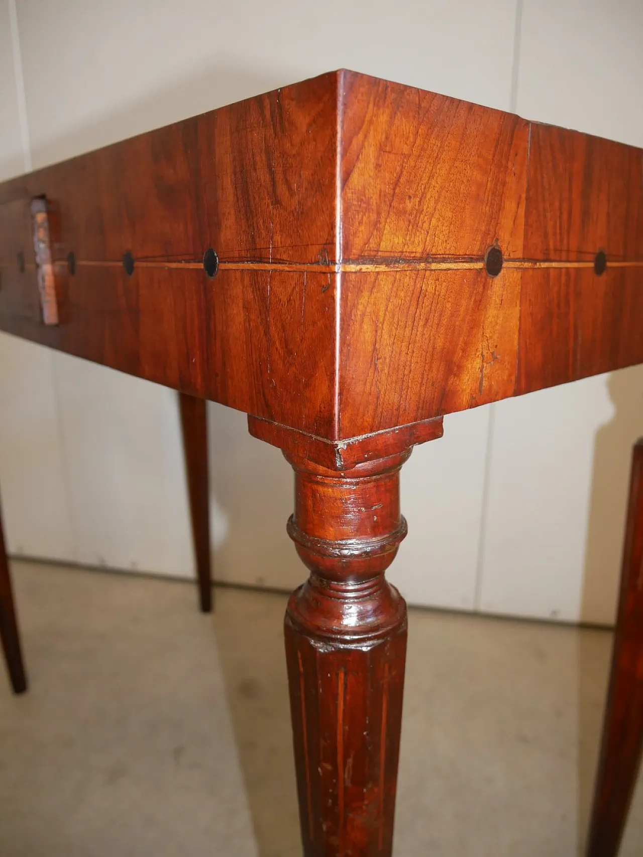 Antique game table. Period of the first half of the 1800s 9