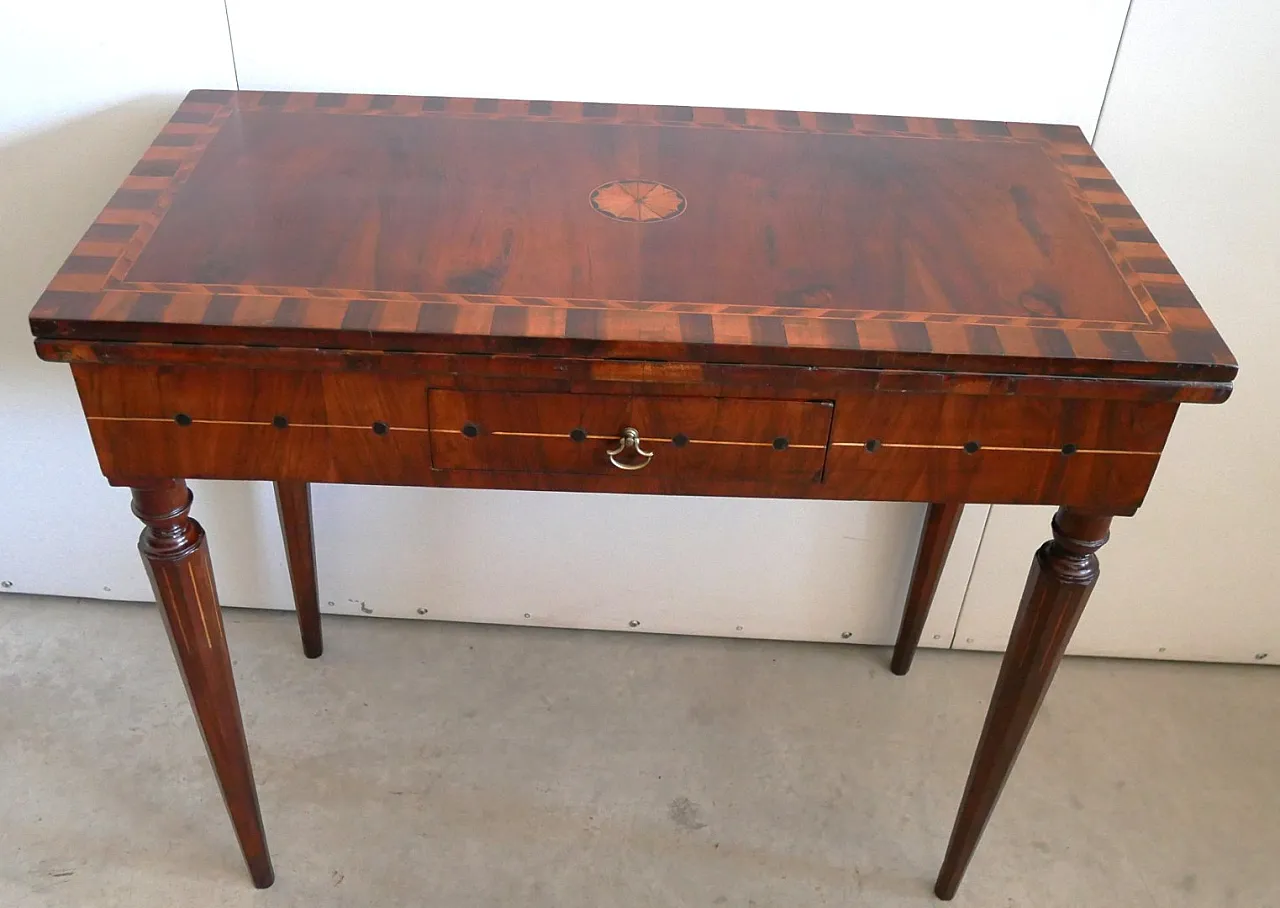 Antique game table. Period of the first half of the 1800s 16