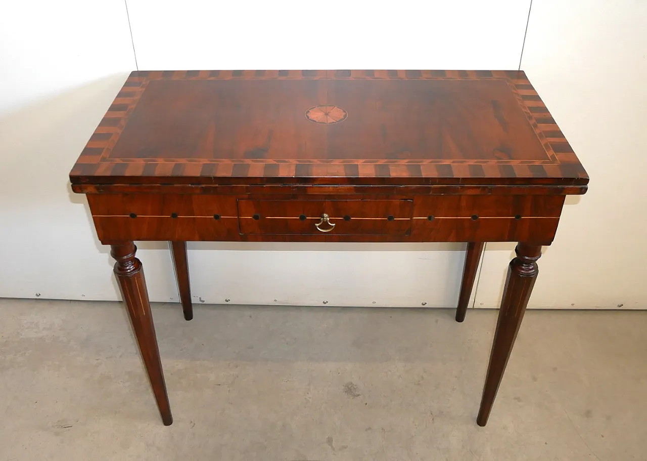 Antique game table. Period of the first half of the 1800s 18