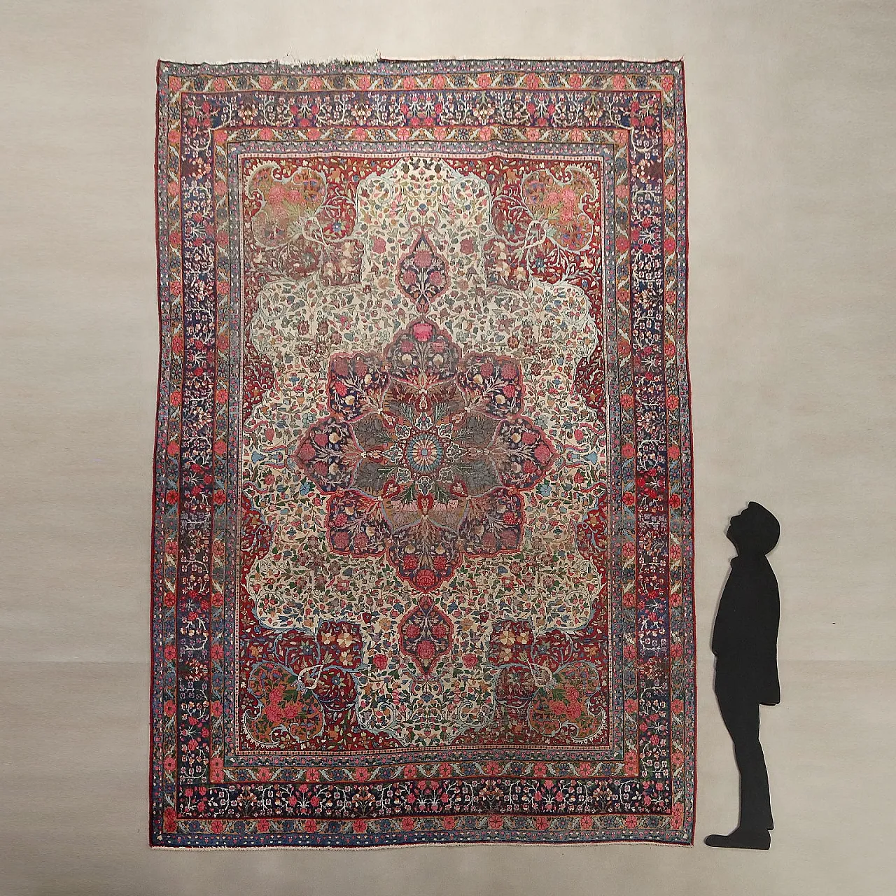 Kerman carpet in cotton and wool, 20th century 2