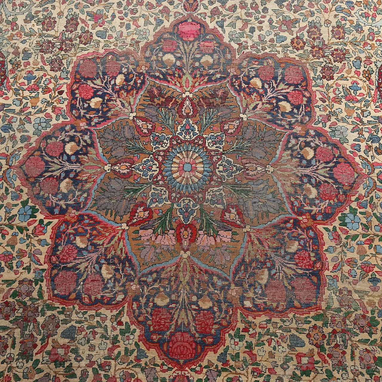 Kerman carpet in cotton and wool, 20th century 4