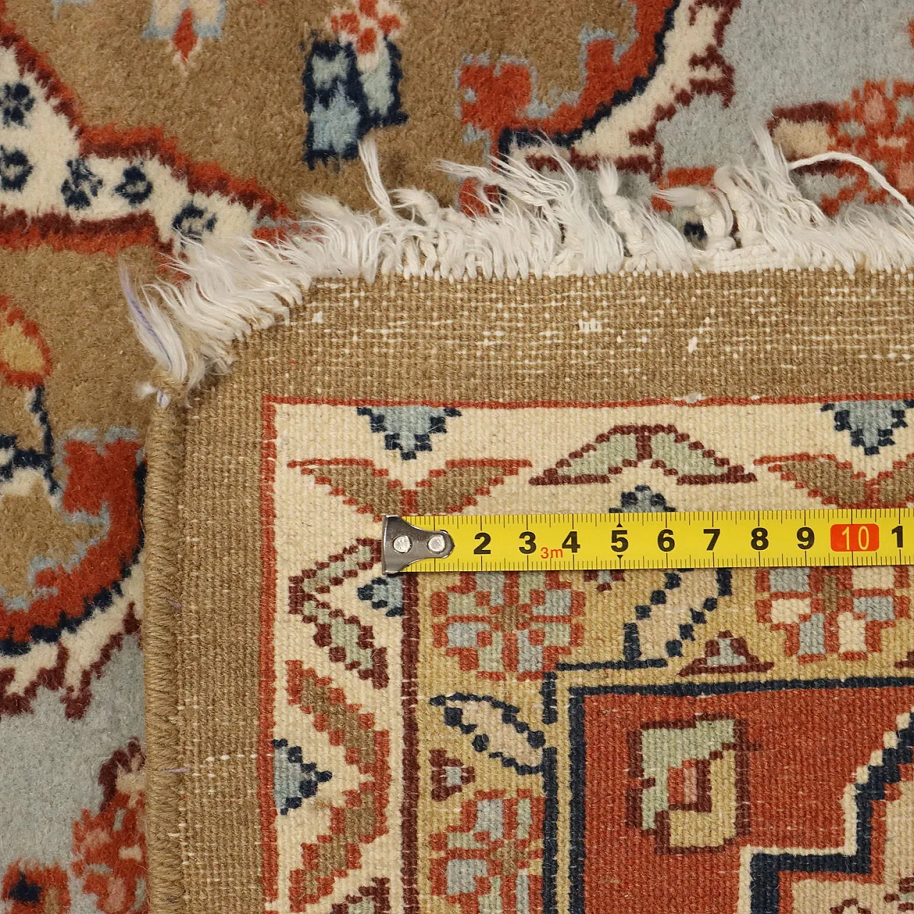 Srinagar carpet in cotton and wool, 20th century 8