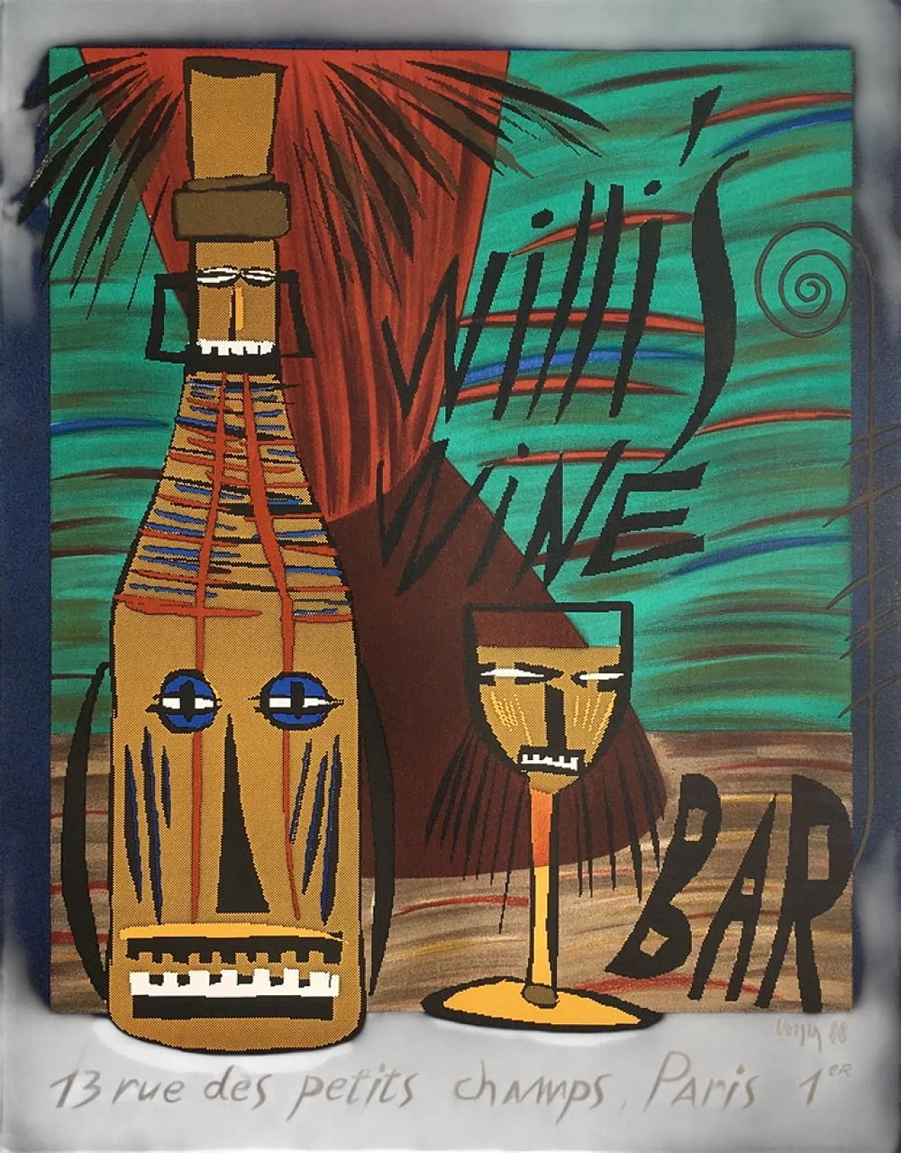WILLI'S WINE BAR Poster 1988 - Voisin François 1988 4