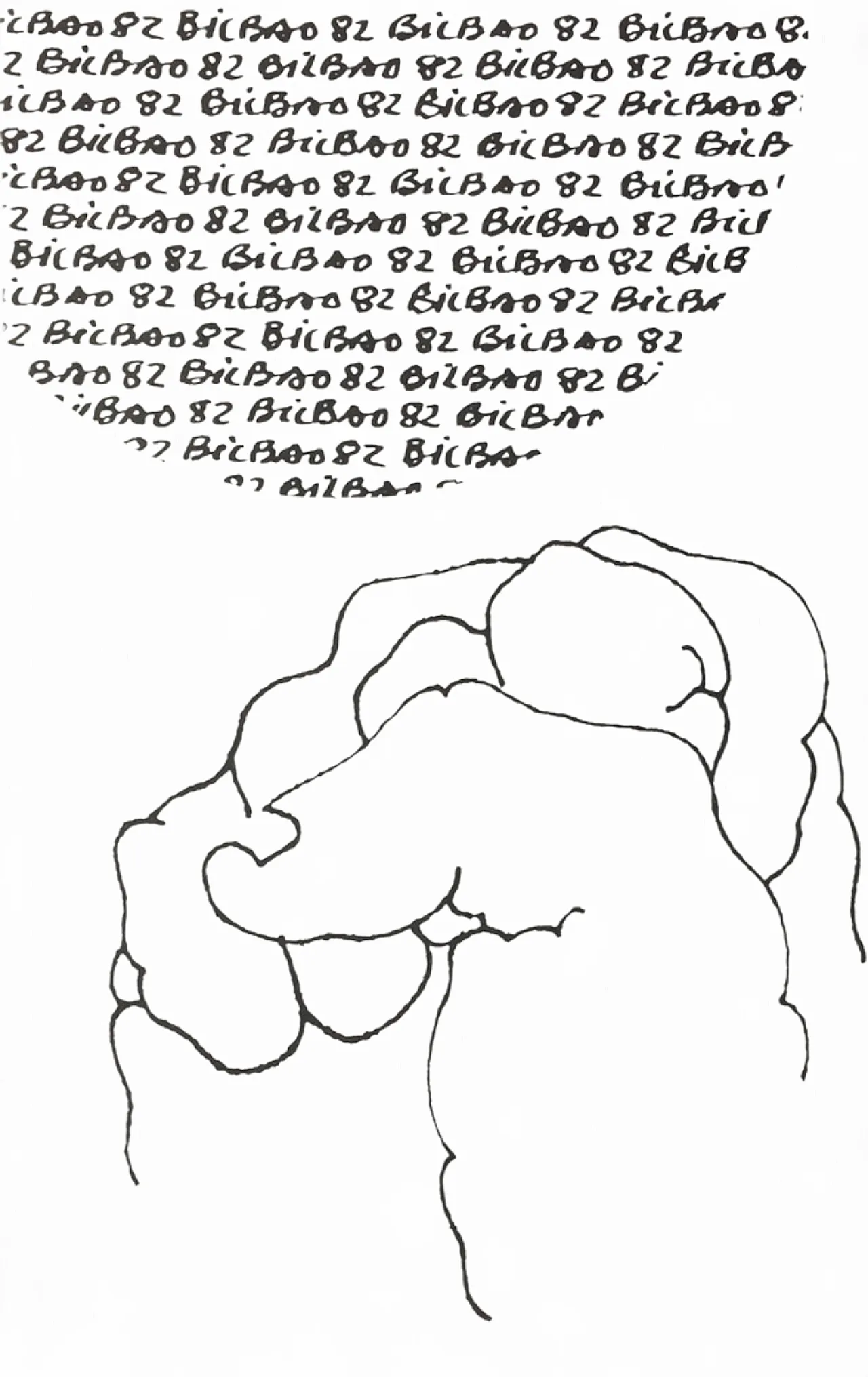 Eduardo CHILLIDA Poster Expo 82 - Copa del Mundo de futbol - Bilbao 1982 4