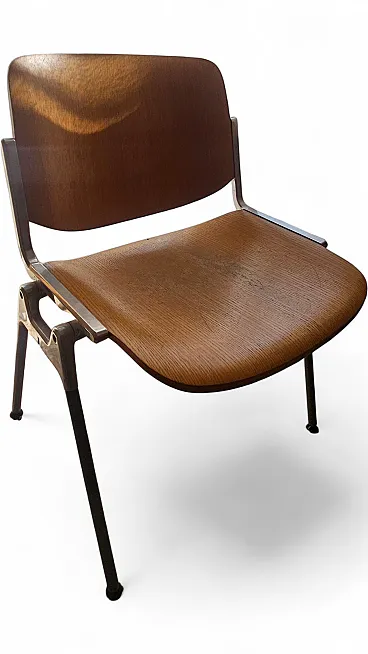 7 chairs by Giancarlo Piretti for Anonima Castelli, 1988