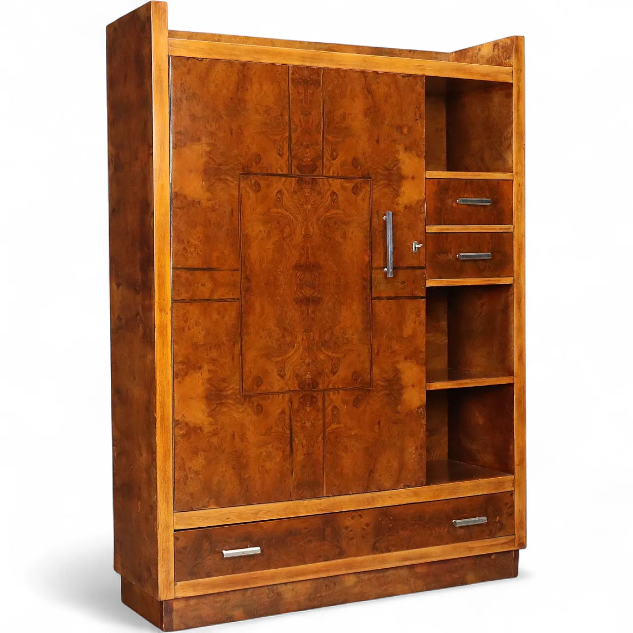 Furniture in briarwood with aluminum handles, 1930s 11