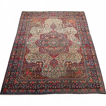 Kerman carpet in cotton and wool, 20th century