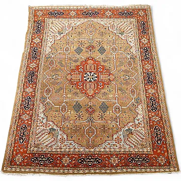 Srinagar carpet in cotton and wool, 20th century