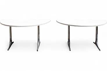 Pair of console tables by George Nelson for ICF, 1960s