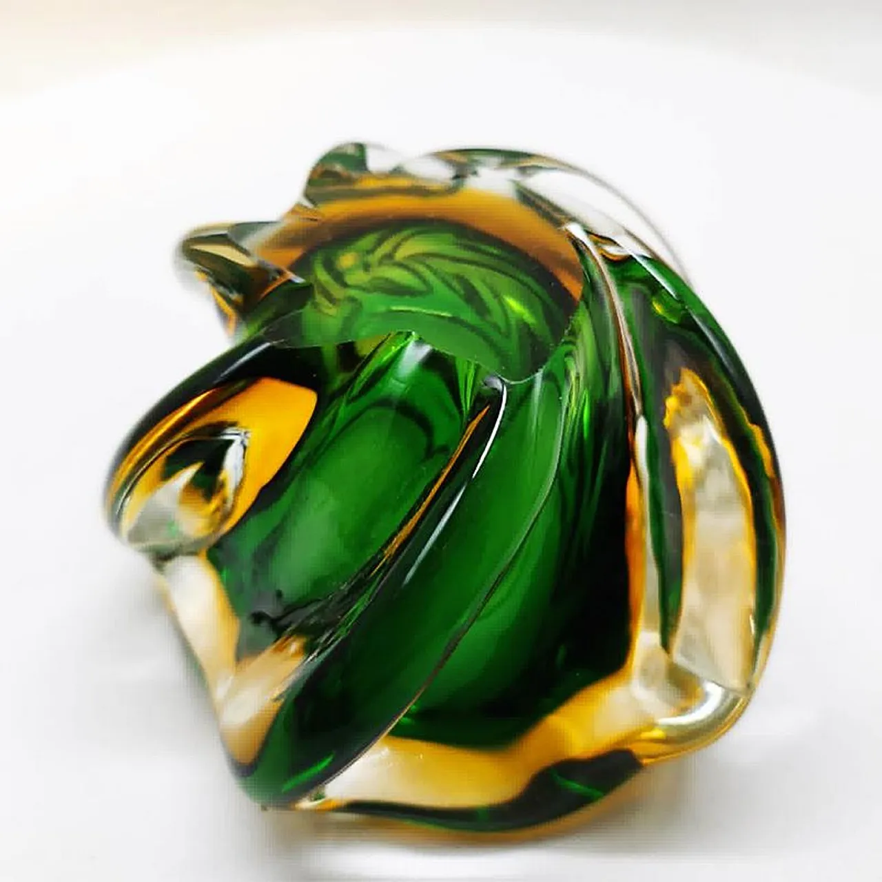 Ashtray in handblown and handcrafted Murano glass, 1950s 6