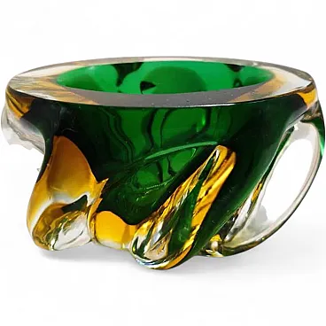 Ashtray in handblown and handcrafted Murano glass, 1950s