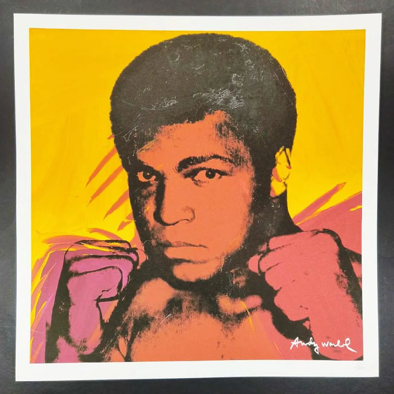 Andy Warhol, Muhammed Ali, limited edition lithograph by CMOA, 1980s 1