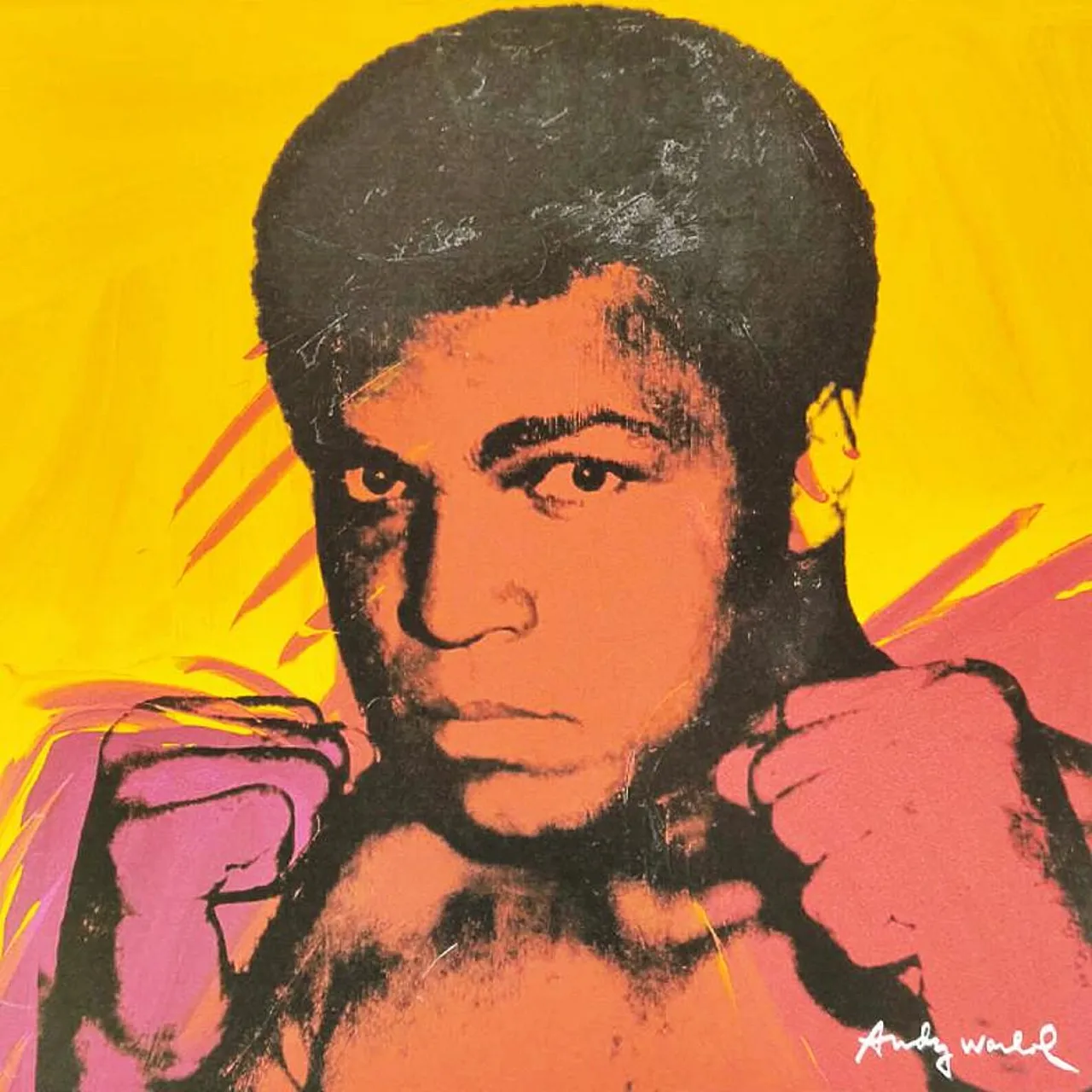 Andy Warhol, Muhammed Ali, limited edition lithograph by CMOA, 1980s 2