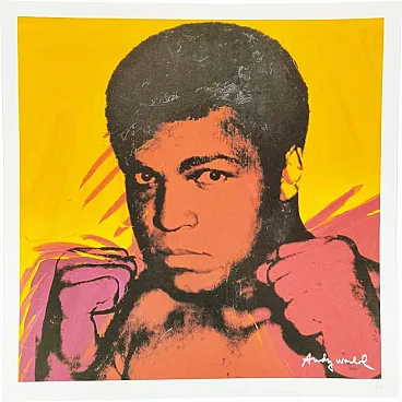 Andy Warhol, Muhammed Ali, limited edition lithograph by CMOA, 1980s