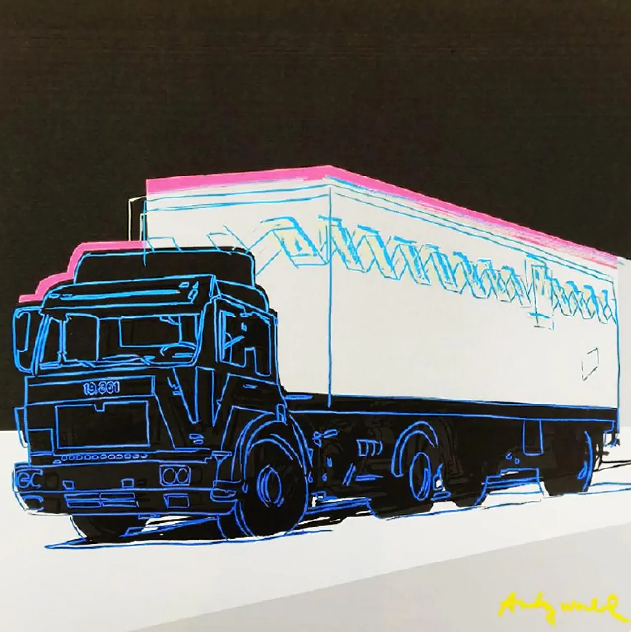 Andy Warhol, Truck, limited edition lithograph by CMOA, 1980s 2