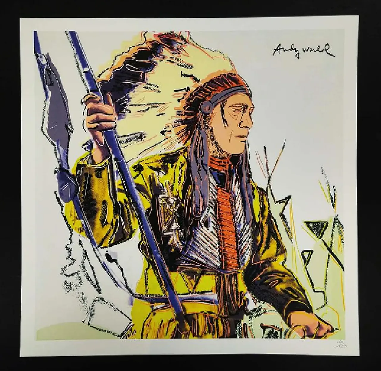 Andy Warhol, Indians, limited edition lithograph by CMOA, 1980s 1