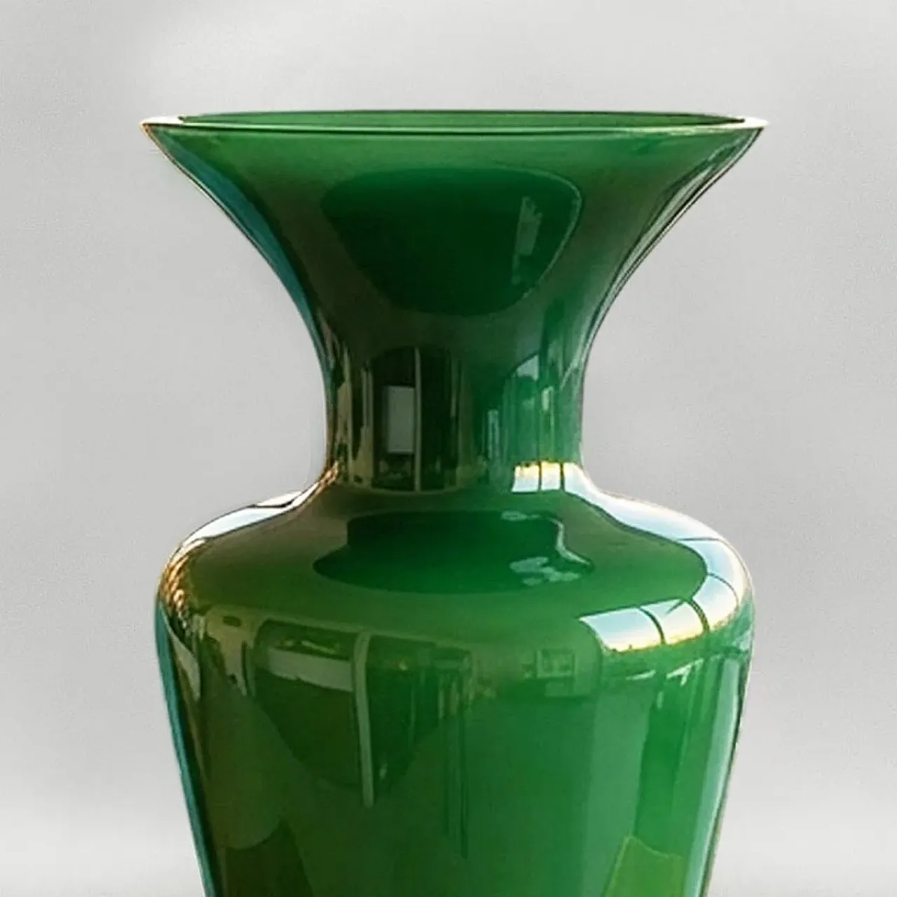 Vaso in vetro soffiato di Murano del Maestro del Vetro, anni '70 4
